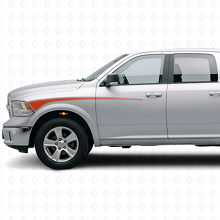 Kit de vinilos de tiras contorneadas para guardabarros delantero y puerta para Dodge Ram 2009+_4