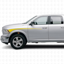 Kit de vinilos de tiras contorneadas para guardabarros delantero y puerta para Dodge Ram 2009+_5