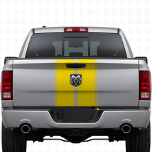 Kit de Pegatinas de Vinilo con Rayas Duales para Capó y Puerta Trasera para Dodge Ram 2009-18_10