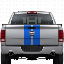 Kit de Pegatinas de Vinilo con Rayas Duales para Capó y Puerta Trasera para Dodge Ram 2009-18_4