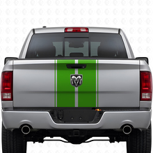 Kit de Pegatinas de Vinilo con Rayas Duales para Capó y Puerta Trasera para Dodge Ram 2009-18_6