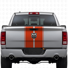 Kit de Pegatinas de Vinilo con Rayas Duales para Capó y Puerta Trasera para Dodge Ram 2009-18_8