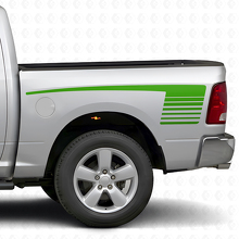 Kit de vinilo lateral trasero estilo estroboscópico en forma de palo de hockey para Dodge Ram 2009-18_3