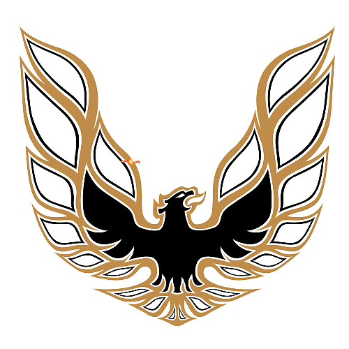 Adhesivo de vinilo para capó Firebird para Pontiac