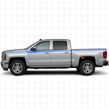 Kit de Calcomanías de Vinilo de Franjas Laterales de Acento para Chevrolet Silverado 2014+_2