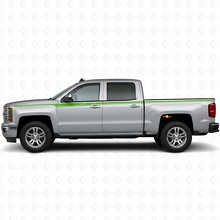 Kit de Calcomanías de Vinilo de Franjas Laterales de Acento para Chevrolet Silverado 2014+_3