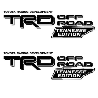 Calcomanía de cama TRD OFF ROAD Tennessee Edition Toyota Tacoma Tundra 4X4 Sport