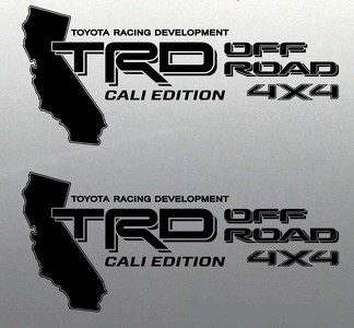 Calcomanía Trd todoterreno 4x4 California Edition Tundra Tacoma Toyota Sport
