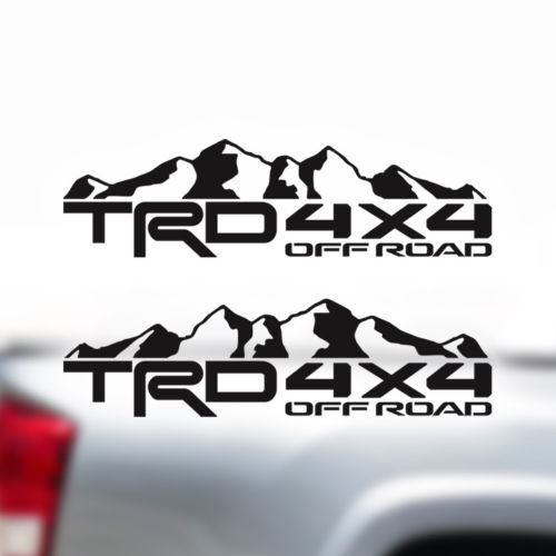 Juego de Vinilos TRD 4x4 Off Road Mountain para Toyota Tacoma Tundra