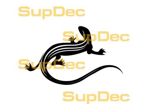 Gecko Lagarto Vinilo Arte Pared Ventana Baño Pegatina Calcomanía #4
