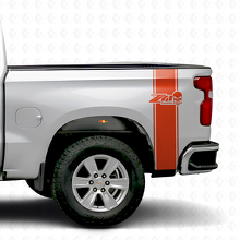 Calcomanías de franja para caja Z71 Off Road Punisher para camioneta Chevy GMC_4