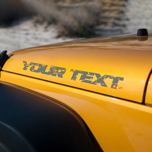 Jeep Wrangler angustiado Wrangler capó Pegatinas Calcomanías
 2