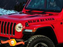 Adhesivos para capó Jeep Wrangler BEACH RUNNER 2