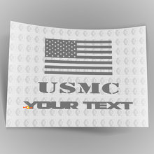 Calcomanía adhesiva de bandera americana invertida de guardabarros para cargar USMC para Jeep Wrangler 2