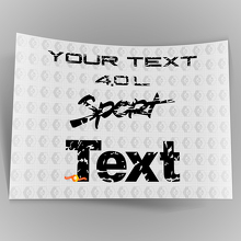 Logotipos de guardabarros Jeep Wrangler 4.0 TJ desgastados 1997 -2006 3