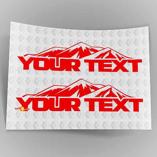 Calcomanías adhesivas para capó de montaña Jeep Wrangler
