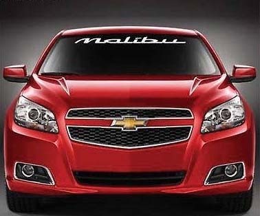 1950-2017 Chevrolet Malibu parabrisas cuerpo calcomanía pegatina nueva personalizada 1PC
