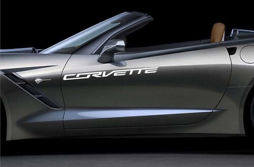 1950-2017 Chevrolet Corvette Stingray Z06 calcomanía para puerta de carrocería, capó, nuevo juego de 2 piezas Z06
