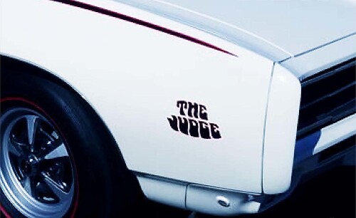 La Pegatina de Vinilo Judge Fender para Pontiac GTO