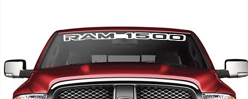 Vinilo adhesivo de vinilo con banner para parabrisas de marca para Dodge Ram 1500