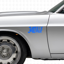 Kit de vinilos laterales Six Pak 340 para Dodge Viper Charger Ram Challenger_2