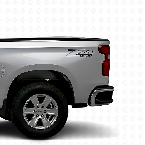 Juego de pegatinas de vinilo para caja de camión Z71 4x4 para Chevrolet Silverado GMC Sierra