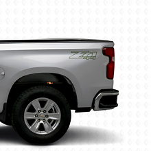 Juego de pegatinas de vinilo para caja de camión Z71 4x4 para Chevrolet Silverado GMC Sierra_3