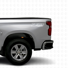 Juego de pegatinas de vinilo para caja de camión Z71 4x4 para Chevrolet Silverado GMC Sierra_5