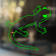 Gecko lagarto vinilo arte pared ventana baño pegatina calcomanía #13
_2
