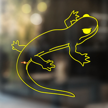 Gecko lagarto vinilo arte pared ventana baño pegatina calcomanía #13
_3