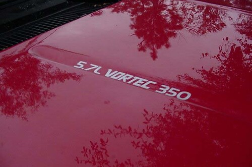 Calcomanías adhesivas para capó VORTEC 350 de 5.7L Su elección de color
