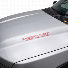 Pegatinas de vinilo con calcomanías de doble turbocompresor para camión Chevy_4
