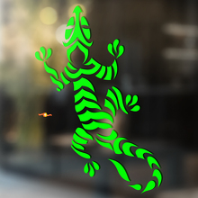 Gecko lagarto vinilo arte pared ventana baño pegatina calcomanía #15
_2