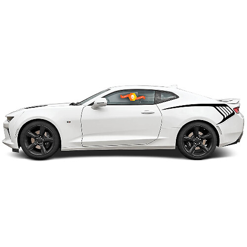 Calcomanías de vinilo de raya de acento lateral trasero para Chevrolet Camaro 2016-2018