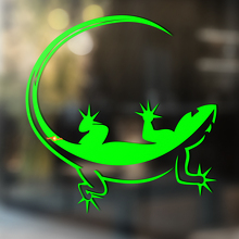 Pegatina vinilo universal para ventana lateral de capó Wal con arte de lagarto gecko_2