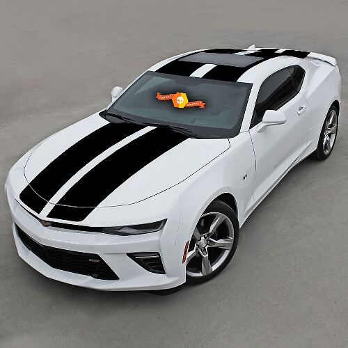 Chevrolet Camaro 2016-2018 Rayas dobles de vinilo Over The Top Racing