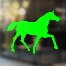 Pegatina adhesiva de vinilo universal Running Horse_2