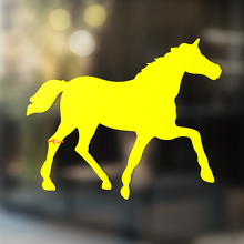 Pegatina adhesiva de vinilo universal Running Horse_3