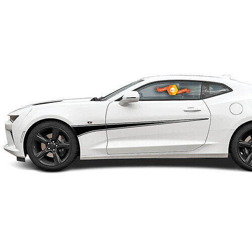 Pegatinas decorativas laterales para puertas Chevrolet Chevy Camaro 2010 -2024
