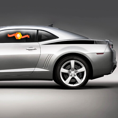 Chevrolet Camaro 2010-2020 Rayas estroboscópicas laterales del cuarto trasero
