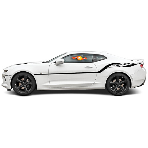 Chevrolet Camaro 2010-2020 Rayas laterales estilo Fire Wings
