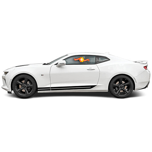 Chevrolet Camaro 2010-2020 Rayas laterales del panel basculante superior de la puerta

