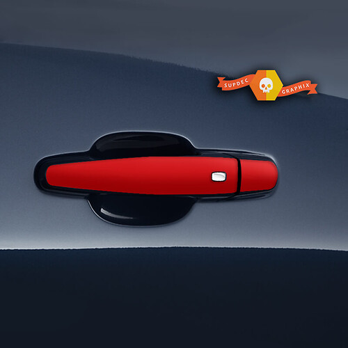 Chevrolet Camaro 2010-2020 Calcomanías adhesivas decorativas laterales superpuestas para manija de puerta
