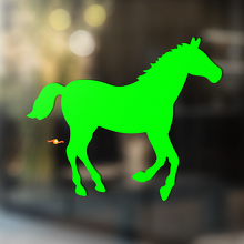 Caballo vinilo arte pared ventana baño pegatina calcomanía #5
_2