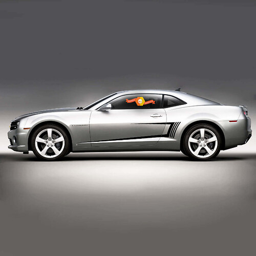 Chevrolet Camaro 2010-2015 Side Accent C-Stripes W Gills Pegatinas Calcomanías
