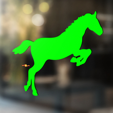 Caballo vinilo arte pared ventana baño pegatina calcomanía #6
_2
