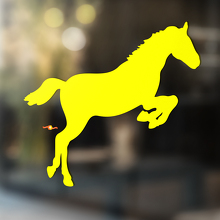 Caballo vinilo arte pared ventana baño pegatina calcomanía #6
_3