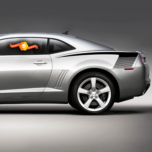 Chevrolet Camaro 2010-2015 Rayas estroboscópicas laterales del cuarto trasero
