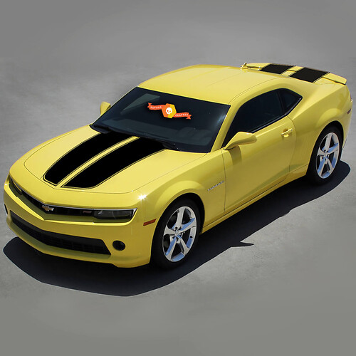 Chevrolet Camaro 2010-2015 Rally Racing Stripes pegatinas delanteras y traseras
