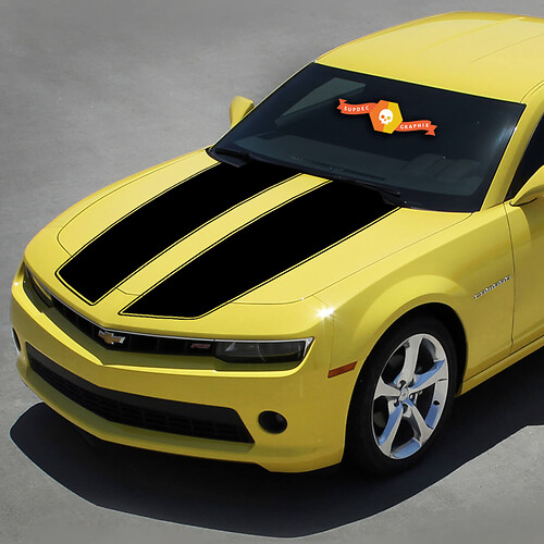 Chevrolet Camaro 2010- 2015 Racing Stripes Capó Bumblebee Transformers
